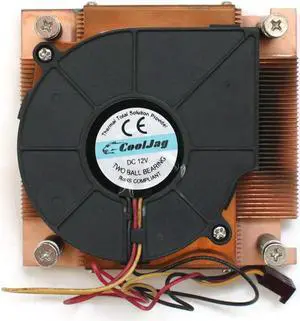 B127515BU DC12V 0.80A, 3-WIRE, 75x15mm BLOWER FAN