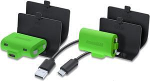 dreamGEAR Charge Kit 2x Rechargeable Battery Packs + Charge Cable for Xbox Series X/S & Xbox One