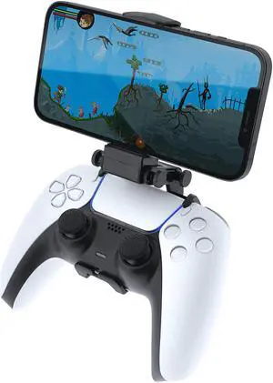 Bionik Game Clutch for PS5 Controllers Mobile Gaming Phone Clip Adjustable Clamp