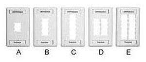 40300546 ORTRONICS 4PRT TRKJCK FCPLT FOGWHT