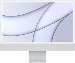 Apple A Grade Desktop Computer iMac 24-inch (Retina 4.5K 7GPU, Silver) 3.2GHZ 8-Core M1 (2021) MGTF3LL/A 8 GB & 256 GB Flash HD 4480 x 2520 Display Mac OS Includes Keyboard and Mouse