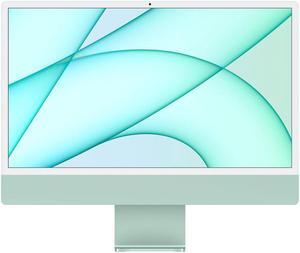 Apple A Grade Desktop Computer iMac 24-inch (Retina 4.5K 8GPU, Green) 3.2GHZ 8-Core M1 (2021) MGPH3LL/A 16 GB & 1 TB Flash HD 4480 x 2520 Display Mac OS Includes Keyboard and Mouse