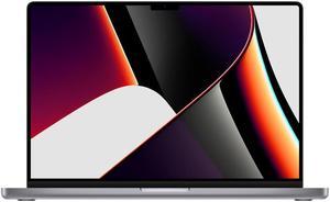 Apple A Grade Macbook Pro 16-inch (Retina XDR, 16-GPU, Space Gray, 1yr Warranty) 3.2Ghz 10-Core M1 Pro (2021) MK183LL/A 512GB Flash 16GB Memory 3456x2234 Display Mac OS Power Adapter