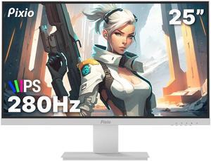 Pixio PX259 Prime White Edition 25" 280Hz (supports 144Hz) IPS 1ms GTG 1920 x 1080 FHD Adaptive Sync HDMI DisplayPort eSports Gaming Monitor