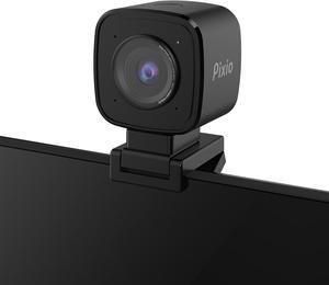 Pixio StreamCube Professional 1440p WQHD Premium Webcam  with Always Focus Technology - Works with OBS YouTube Twitch Zoom Teams Meet for Live Streaming