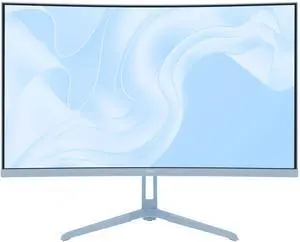 Pixio PXC248WAVE Blue 24 inch 200Hz Refresh Rate FHD 1080p Resolution 1500R Curve Fast VA Panel 1ms GTG Response Time Adaptive Sync HDR Curved Gaming Monitor Blue
