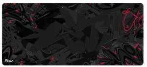 Pixio Mouse Pads - 36 x 16 inch XXL Urban Doodle Black Multifunctional Large Desk Mats for Gaming, Office, Desktop Anti-slip Waterproof Washable Computer Mouse Mat Pixio Mouse Pads - 36 x 16 inch XXL Urban Doodle Black Multifunctional Large Desk Mats for Gaming, Office, Desktop Anti-slip Waterproof Washable Computer Mouse Mat