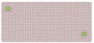 Pixio Mouse Pads - 36 x 16 inch XXL Checker Frogs Pink Multifunctional Large Desk Mats for Gaming, Office, Desktop Anti-slip Waterproof Washable Computer Mouse Mat