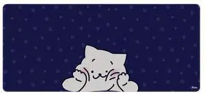 Pixio Mouse Pads - 36 x 16 inch XXL Squishy Cat Blue Multifunctional Large Desk Mats for Gaming, Office, Desktop Anti-slip Waterproof Washable Computer Mouse Mat Pixio Mouse Pads - 36 x 16 inch XXL Squishy Cat Blue Multifunctional Large Desk Mats for Gaming, Office, Desktop Anti-slip Waterproof Washable Computer Mouse Mat