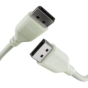 Pixio Mint Green 16K DisplayPort 2.1 Cable DP54 Certified 6FT 16k 60Hz 4K 240Hz Nylon Braided Nickel-plated Connector Anti-Breakage DSC UHBR13.5 Pixio Mint Green 16K DisplayPort 2.1 Cable DP54 Certified 6FT 16k 60Hz 4K 240Hz Nylon Braided Nickel-plated Connector Anti-Breakage DSC UHBR13.5