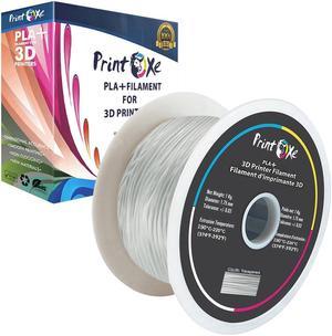 3D PLA+ / Pro PLA Translucent Clear Filament for 3D Printers - 1.75 mm Diameter - 1 Kg Net on Spool (2.2 LBs) Dimensional Accuracy +/- 0.03 mm