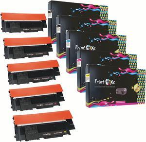 CLT 406S Compatible Set + BK of 5 Toners 406 for Samsung CLP-365 CLP-365W CLX-3305FW Xpress C410W and C460FW