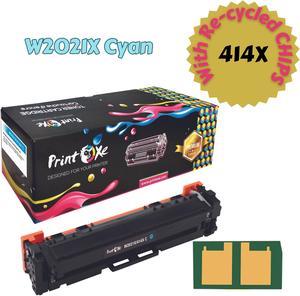 W2021X CYAN 414X With Chip - High Yield Toner Cartridge of 414A / W2021A Cyan for HP Color LaserJet Pro M454dn M454dw M479dw M479fdn M479fdw