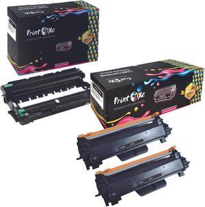 DR730 and TN760 Compatible 2 Toners (With Chips) and Drum - 3 Units for Brother HL L2350DW L2370DW L2370DWXL L2390DW L2395DW & MFC L2710DW L2730DW L2750DWXL & DCP L2550DW