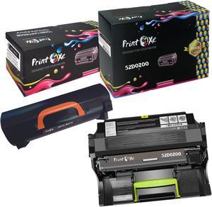 521H00 Toner & 52D0Z00 Drum Compatible 2 Units 52D1000 & 520Z for Lexmark MS810N MS810DN MS810DE MS810DTN MS811N MS811DN MS811DTN MS812DN MS812DTN MS812DTN MS710dn MS710n MS711dn