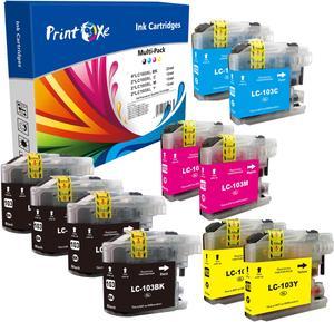 LC 101 / 103 XL Compatible 2 Sets + 2 Black LC101 LC103 Ink for Brother DCP J152W & MFC J245 J285DW J4310DW J4410DW J450DW J4510DW J4610DW J470DW J4710DW J475DW J650DW J6520DW J6720DW J6920DW  J870DW