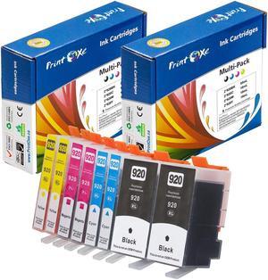 920XL Compatible 8 Ink Cartridges for HP 920 High Yield 2 Sets for HP OfficeJet 6000 (CB051A) / 6500 A-I-O (CB815A) / 6500 Wireless (CB057A) / 6500A / 7000
