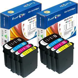 88XL Compatible 8 Ink Cartridges -Two Sets : 2 Black (9396A), 2 Cyan (9391A), 2 Magenta (9392A), 2 Yellow (9393A) for HP