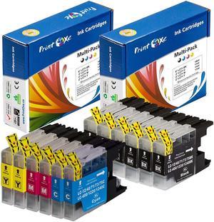 LC-71 & LC-75 Compatible 12 Ink Cartridges  ; 6 BK, 2 Cyan, 2 Magenta, & 2 Yellow = 2 Complete Sets + 2 BK (LC71 LC 75). See Compatible Brother Printer Models under Description