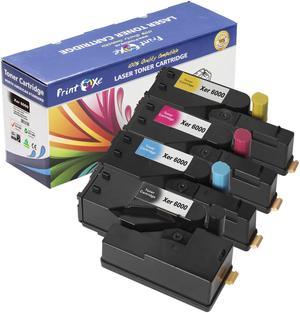 Phaser 6000 / 6010 / 6015 Compatible Set for Xerox ; 4 Toners (Cyan 106R01627 , Magenta 106R01628 , Yellow 106R01629 , and Black 106R01630