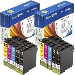 T220XL Compatible 2 Sets plus 2 Black High Yield T220 for Epson WF-2630 WF-2650 WF-2660 WF2750 WF-2760 and Expression Home XP-420 XP-424 XP-320