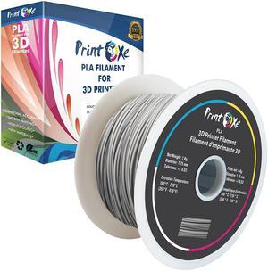 3D GREY PLA Printer Filament 1.75mm Diameter - Net Spool (2.2 LBs) Dimensional Accuracy +/- 0.03 mm