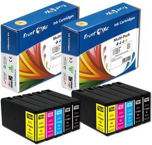 T786 Compatible 2 Sets plus 2 Black for Epson T 786 High Yield 10 Ink Cartridges for WorkForce Pro WF - 5620 , 5690 , 4630 , 4640 , 5110 , & 5190