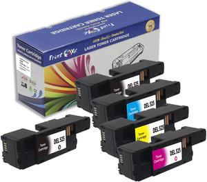 E525W Compatible Set + Black of 5 Toner Cartridges in Combo Pack (2 Black, Cyan, Magenta, Yellow) High Yield E525