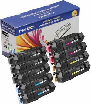 Phaser 6500 / 106R01597 Compatible 2 Sets plus Black of 9 Toners ; 3 Black, 2 Cyan, 2 Magenta, & 2 Yellow for Xerox Phaser 6500 & WorkCentre 6505