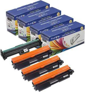 CF217X & CF219A Compatible 3 Toners 17X & Drum High Yield Toners of CF217A / 17A Each Toner Yield 4,000 Pages 4 Units for HP Laser Pro M102 M102a M102w M130 and MFP M130a M130fw M130nw