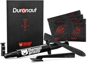Thermal Grizzly - Duronaut - 2 Gram - Enhanced Durability & High Performance Thermal Paste - for Maximum Conductivity While Overclocking CPU/GPU/PS4/PS5/Xbox with 12 Cleaning Wipes 6 Wet & 6 Dry