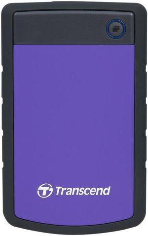 Transcend 2TB StoreJet 25H3 Military-grade Shock Resistance Portable External Hard Drive USB 3.0 Model TS2TSJ25H3P Purple