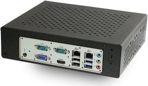 MITXPC MES-4125A Celeron J4125 Quad Core Industrial Fanless PC, Hardware RAID, Dual LAN