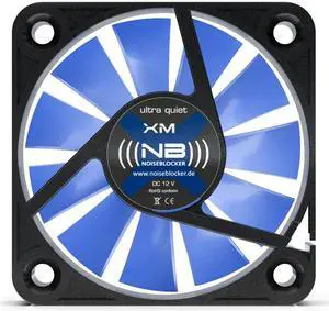 Noiseblocker NB-BlackSilentFan XM-2 40mm 3800RPM Silent Classic Design Fan 14 dBA