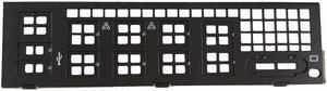 Supermicro MCP-260-00100-0B 1U I O Shield for X10SDV-TP4F in SC510 SC505 SC504