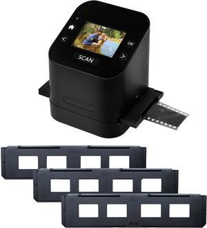 Magnasonic All-In-One 2.4" Screen Film & Slide Scanner, High Resolution 22MP, 35mm Slide Film Holders, Converts 35mm/110/126/ Super 8/8mm Film & 135/110/126 Slides into Digital JPEG Built-in Memory