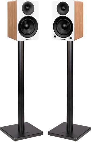 Fluance Ai41 Powered 2-Way 2.0 Stereo Bookshelf Speakers with Speaker Stands 5" Drivers 90W Amplifier for Turntable Bluetooth 5 Wireless Music Streaming with RCA Optical Subwoofer Out (Lucky Bamboo)