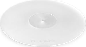 Fluance Acrylic Platter Mat for Turntables - Reduces Vibrations for Improved Sound Clarity for Vinyl Record Playback, Antistatic, Precision Machined, Compatible with 12" Record Players (PM50)