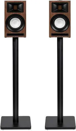 Fluance Ri71 Reference Powered Bookshelf Speakers with High Performance AMT Tweeters, 5" Drivers, 120W Amplifier for Music, Turntable, TV, PC - HDMI, Bluetooth, RCA & Subwoofer Out with Speaker Stands Fluance Ri71 Reference Powered Bookshelf Speakers with High Performance AMT Tweeters, 5" Drivers, 120W Amplifier for Music, Turntable, TV, PC - HDMI, Bluetooth, RCA & Subwoofer Out with Speaker Stands