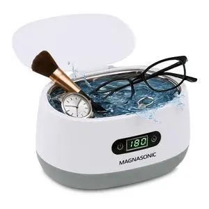 Magnasonic Ultrasonic Cleaner - 20oz Tank Ultrasonic Jewelry Cleaner & Ultrasonic Retainer Cleaner, Digital Timer, 5 Cleaning Modes for Glasses, Rings, Dentures, Tools, Aligners (UC22) Magnasonic Ultrasonic Cleaner - 20oz Tank Ultrasonic Jewelry Cleaner & Ultrasonic Retainer Cleaner, Digital Timer, 5 Cleaning Modes for Glasses, Rings, Dentures, Tools, Aligners (UC22)