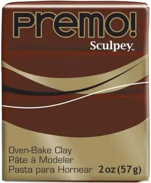 Premo! Polymer Clay 2oz Burnt Umber
