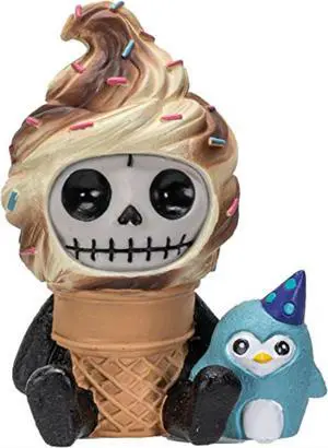 Furrybones Softo Skeleton in Ice Cream Cone Costume