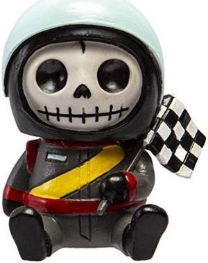 Furrybones Jerry Skeleton in Go-Kart Racing Gear