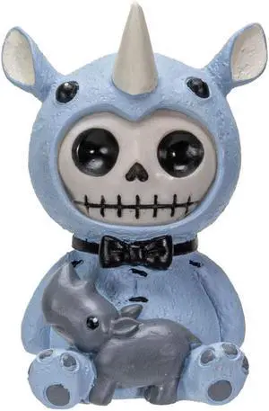 Furrybones Buster Figurine in Rhinoceros Costume