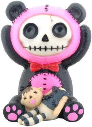 Furrybones Pink Pandie Skeleton in Innocent Panda Bear Costume