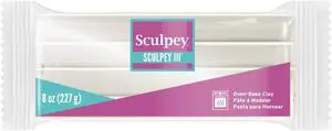 Sculpey III Polymer Clay Pearl 8oz