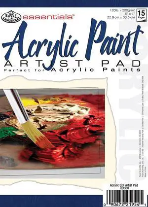 Acrylic Artist Paper Pad 5X7