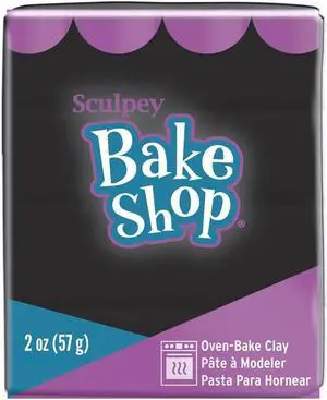 Sculpey Bake Shop Clay - Black 2oz
