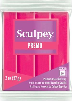 Sculpey Premo Clay 2oz Fluorescent Pink