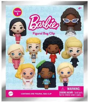 3D Figural Foam Bag Clip Barbie Series 1